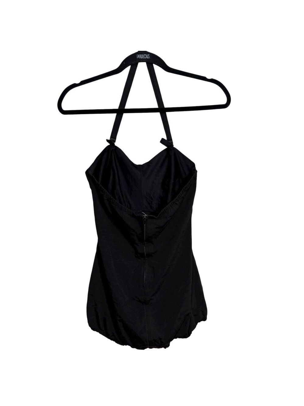 Vintage 1950s Phan-Tan Black One Piece Swimsuit Size 36 - Picture 6 of 10